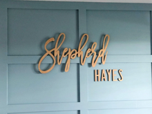 Load image into Gallery viewer, FIRST & MIDDLE Custom Name Sign