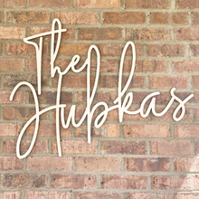 Load image into Gallery viewer, Custom Last Name Sign