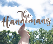 Load image into Gallery viewer, Custom Last Name Sign