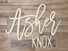 Load image into Gallery viewer, FIRST & MIDDLE Custom Name Sign