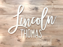 Load image into Gallery viewer, FIRST & MIDDLE Custom Name Sign