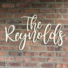 Load image into Gallery viewer, Custom Last Name Sign