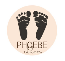 Load image into Gallery viewer, FOOTPRINT READY Birth Announcement Name Circle