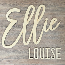 Load image into Gallery viewer, FIRST & MIDDLE Custom Name Sign