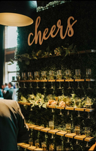 Load image into Gallery viewer, Wood Cheers Sign - i