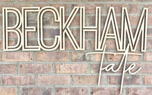 Load image into Gallery viewer, FIRST & MIDDLE Custom Name Sign