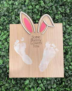 Some Bunny Loves You Rectangle Footprint