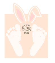 Load image into Gallery viewer, Some Bunny Loves You Rectangle Footprint
