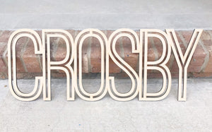 FIRST NAME Custom Sign